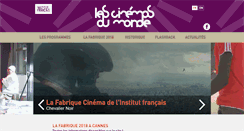 Desktop Screenshot of lescinemasdumonde.com